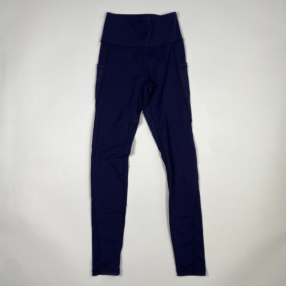 Pineapple Clothing Legging & Bra Top 2-Piece Set‎ Navy Women Size XS Pre-Owned - Picture 7 of 14